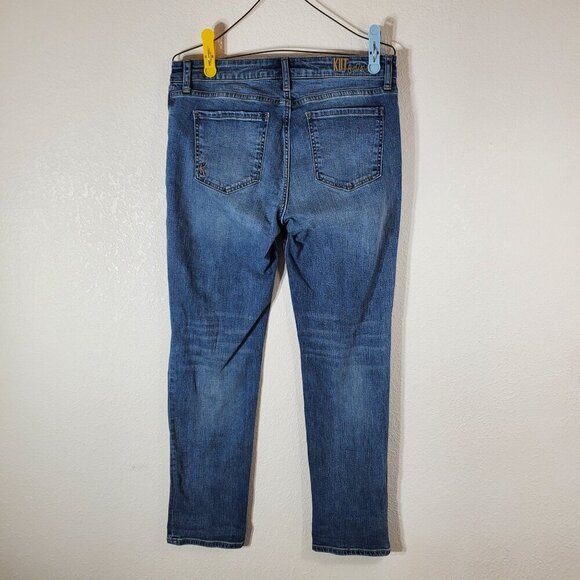 Kut From the Kloth Katy Boyfriend Womens Size 8 Mid-Rise Blue Denim Jeans - Picture 2 of 16